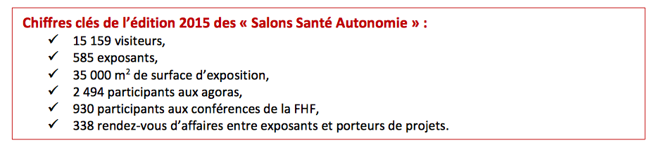 Du 24 au 26 mai 2016, à Paris (Porte de Versailles – Pavillon 1), les professionnels de la santé et de l’autonomie auront leur semaine en 2016