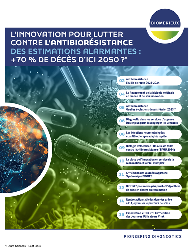 Antibiorésistance : bioMérieux dévoile un nouveau livre blanc centré sur l’innovation