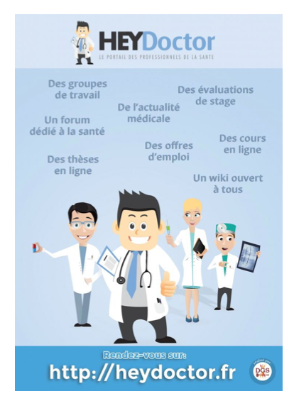 Hey Doctor, le premier réseau social médical et paramédical