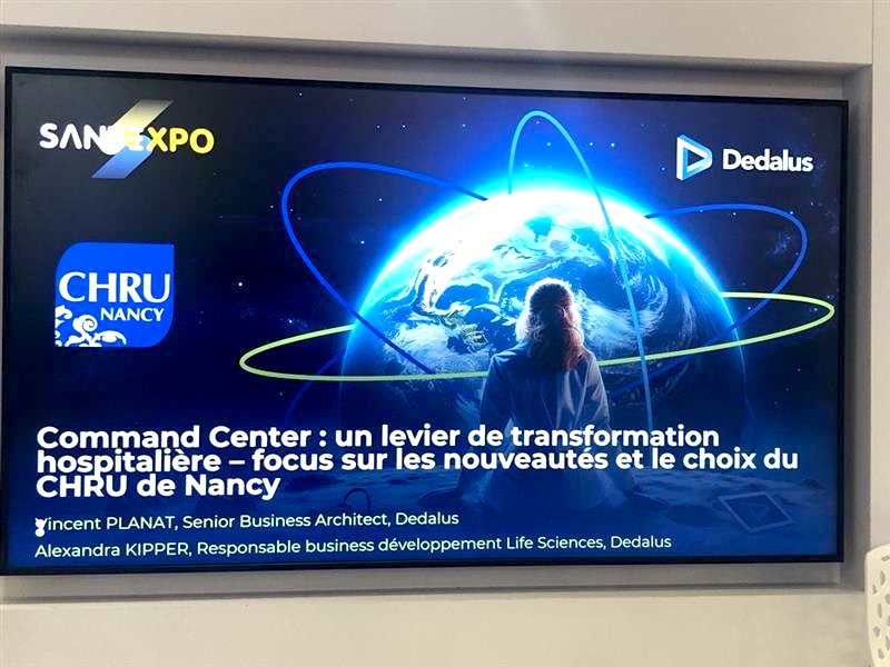 SantExpo 2025 : le CHRU de Nancy, premier hôpital français à se doter d’un Command Center Dedalus SantExpo 2025 : le CHRU de Nancy, premier hôpital français à se doter d’un Command Center Dedalus