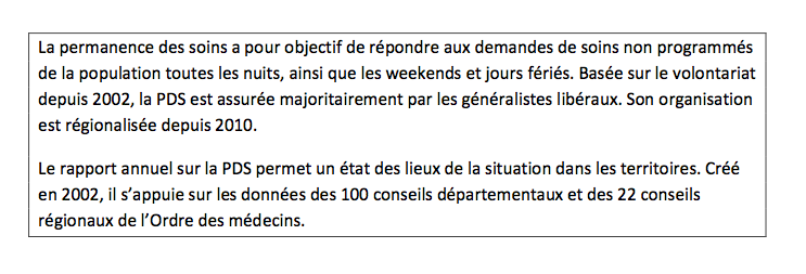 Le CNOM publie les résultats de son enquête annuelle sur la permanence des soins Le CNOM publie les résultats de son enquête annuelle sur la permanence des soins