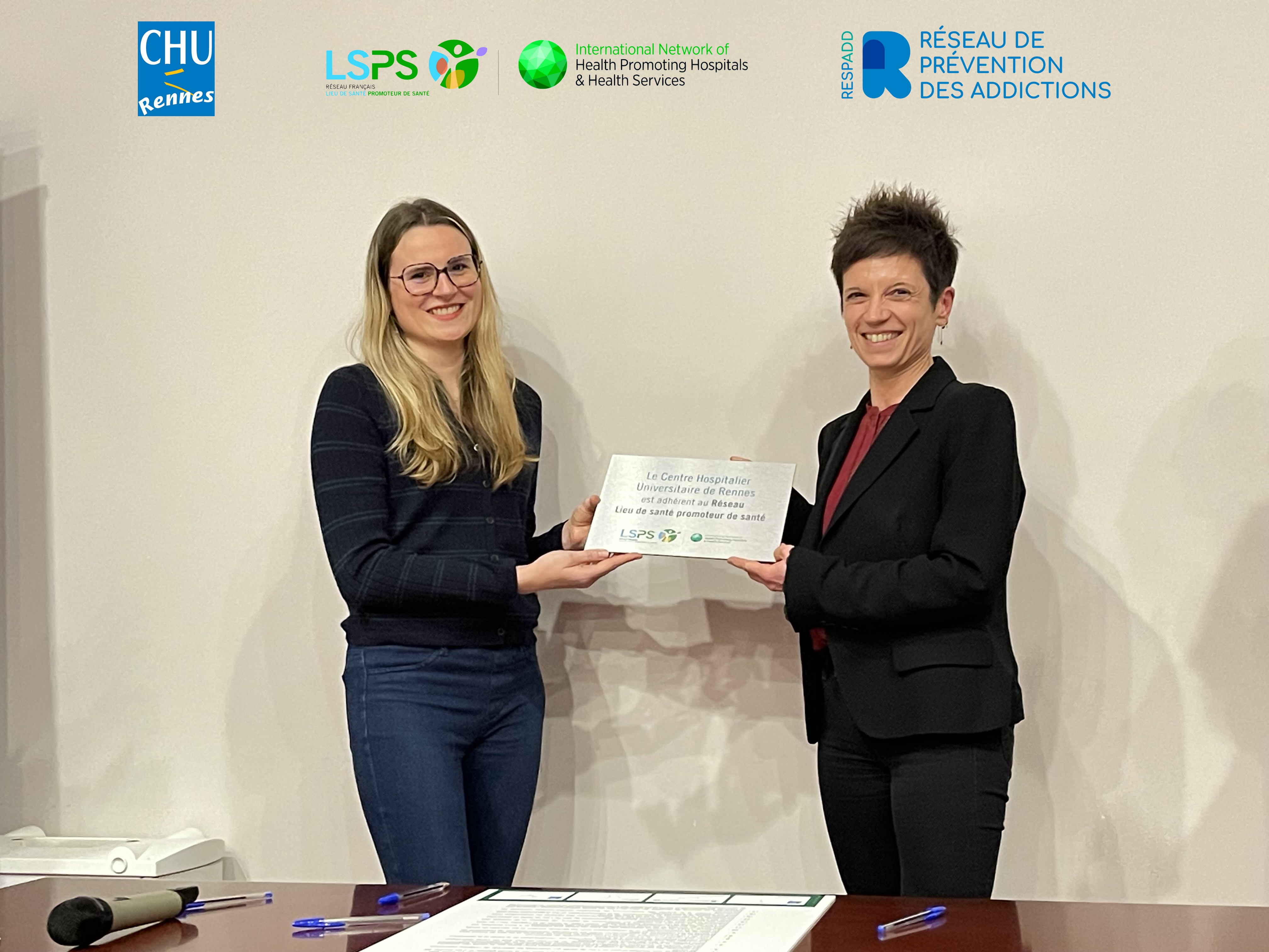 Le CHU de Rennes obtient le label "Lieu de santé promoteur de santé"