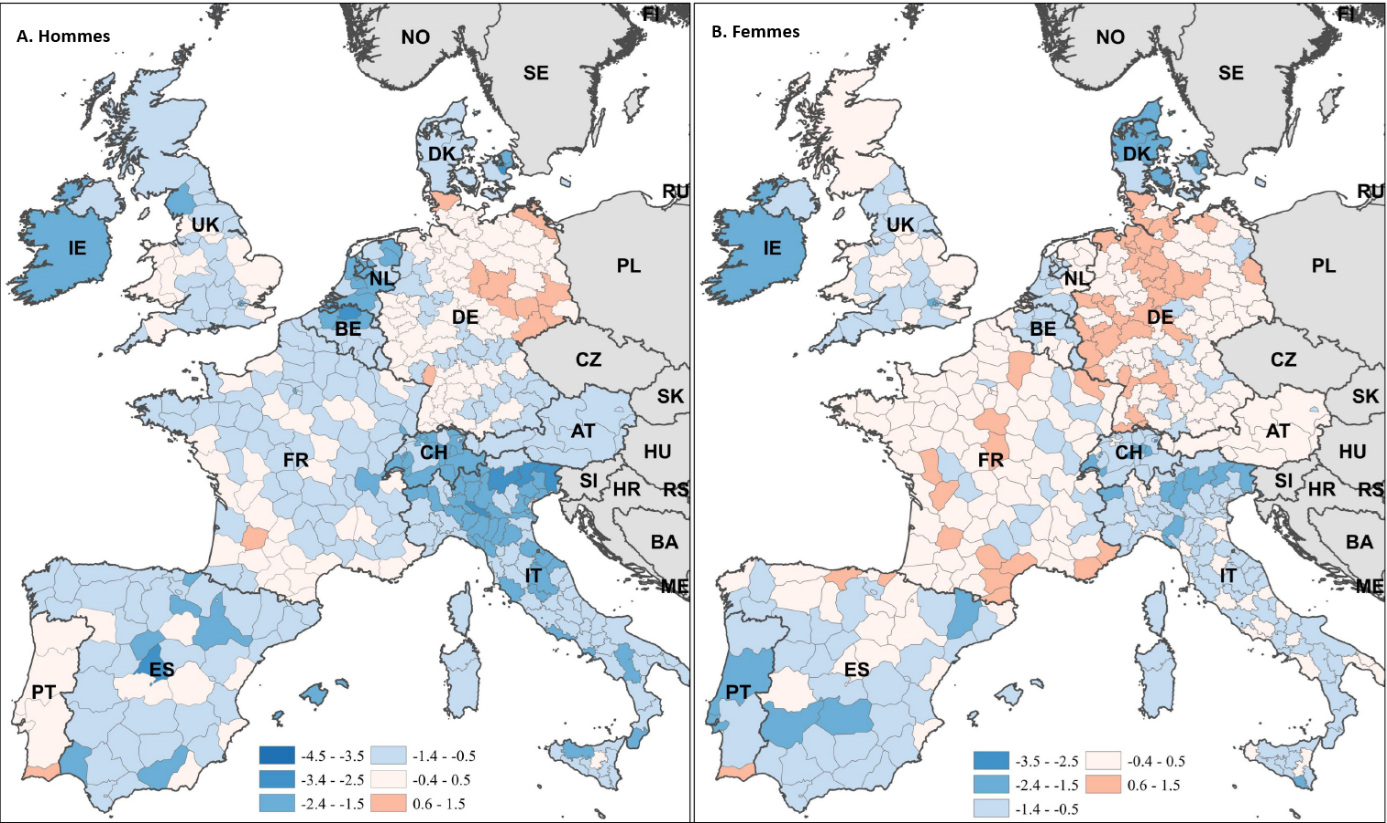 Espérance de vie : l’émergence d’une Europe à deux vitesses