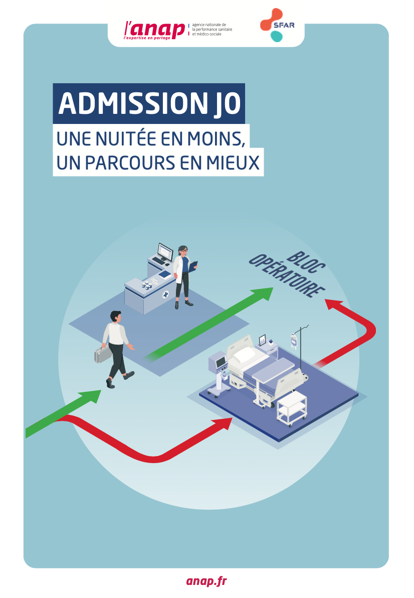 Admission J0 : l'Anap publie un nouveau guide avec la SFAR et lance une webconférence