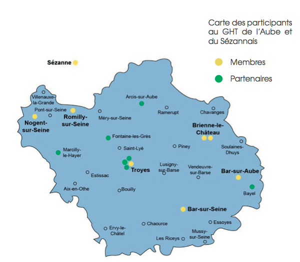 Signature de la convention constitutive du GHT de l’Aube et du Sézannais