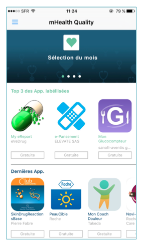 dmd Santé annonce le lancement de l’application mHealth Quality, le 1er store pour trouver facilement les meilleures applications mobiles de santé !