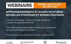 WEBINAIRE HOSPITALIA : « Approvisionnements et achats en hygiène : nouvelles stratégies et bonnes pratiques »