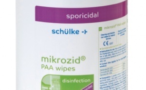 Innovation : Schülke dévoile de nouvelles lingettes sporicides