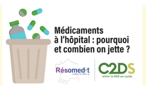 “Médicaments à l’hôpital : (Ré)agir pour moins jeter” le guide de recommandations vient de paraitre