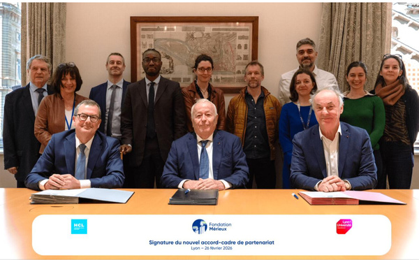 Les Hospices Civils de Lyon, l’Université Claude Bernard Lyon 1 et la Fondation Mérieux unissent leurs forces au service de la santé mondiale