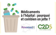“Médicaments à l’hôpital : (Ré)agir pour moins jeter” le guide de recommandations vient de paraitre