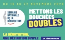 7ème édition de la Semaine nationale de la dénutrition : rendez-vous du 16 au 22 novembre 2026